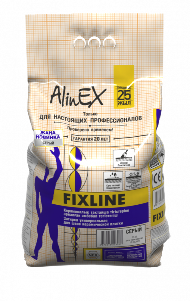 Затирка AlinEX FIXLINE, 25 кг