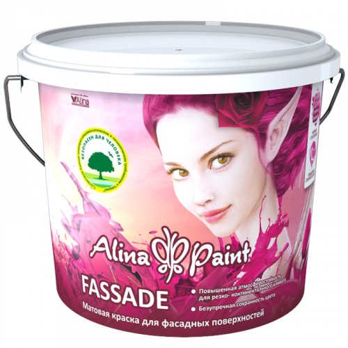 Краска акриловая ALINA PAINT Fassade, 25 кг, цена - купить в интернет-магазине